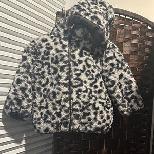 Cozy Kids Leopard Print Puffer Jacket